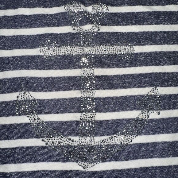 Walt Disney Cruise Line Studded Mickey Mouse Anchor Lightweight Sweatshirt L - Picture 9 of 9